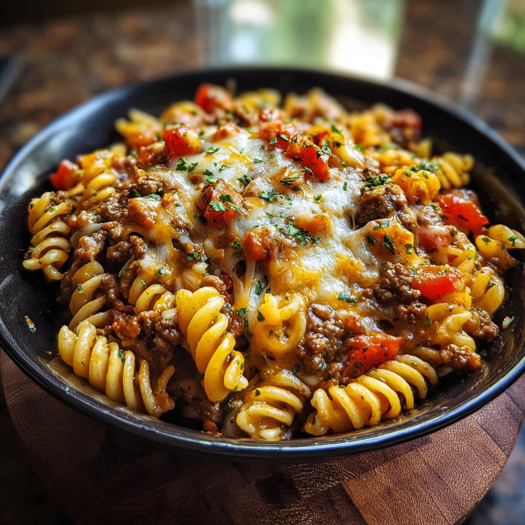 Sizzling Taco Pasta Bowl