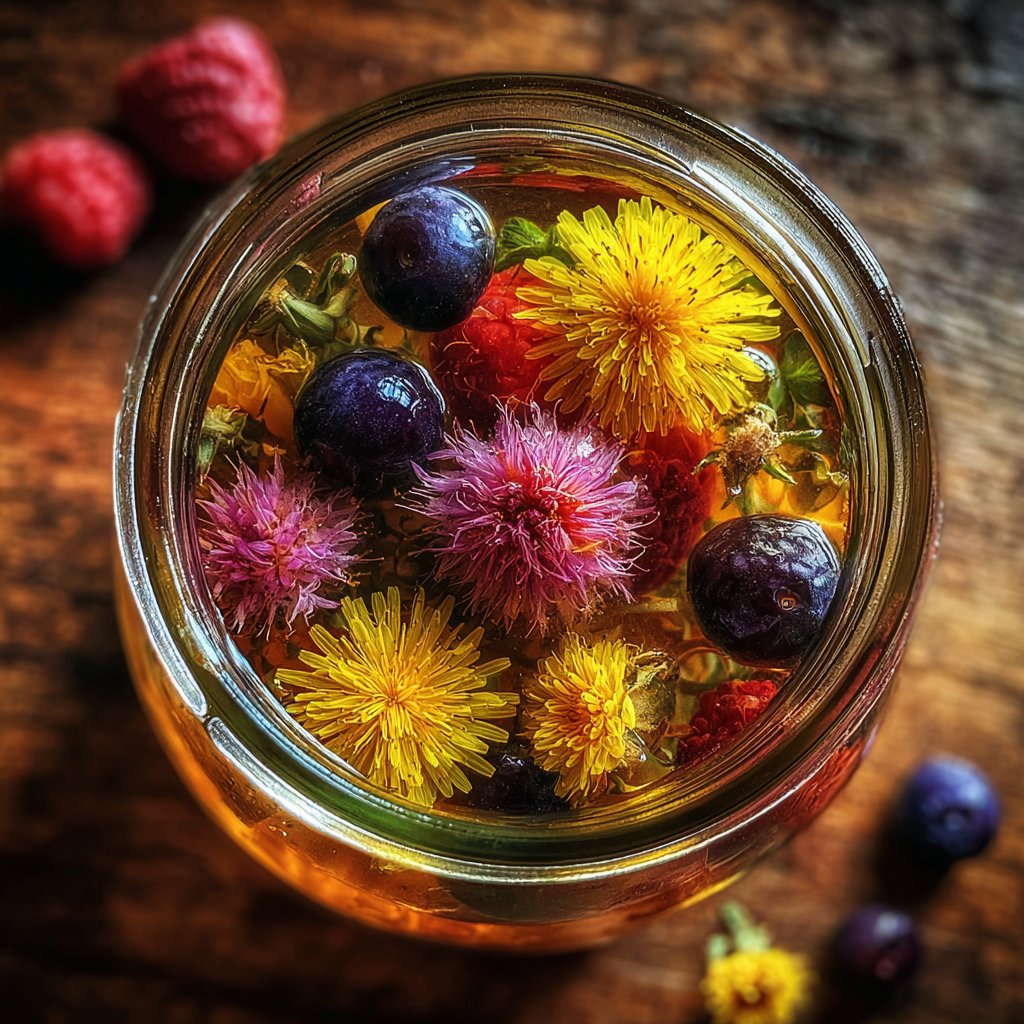 Dandelion and Berry Infusion