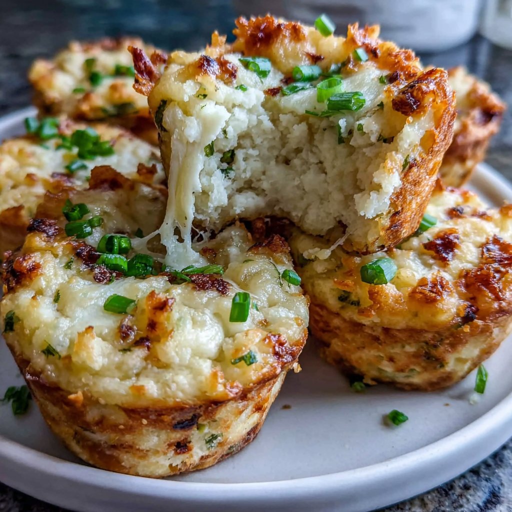 Cheesy Cauliflower Lunch Muffins