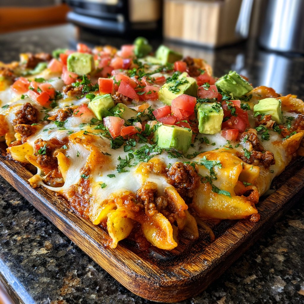 Creative Taco Pasta Enchiladas