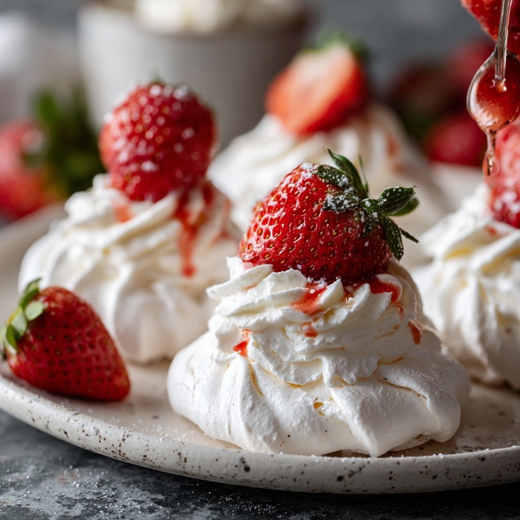 Mini Strawberry Pavlova Treats