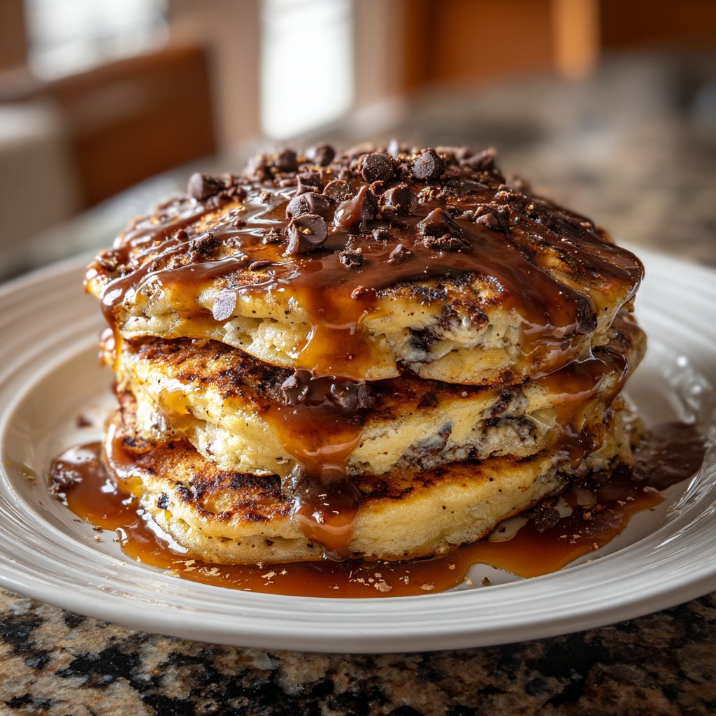 Delicious Chocolate Chip Pancakes