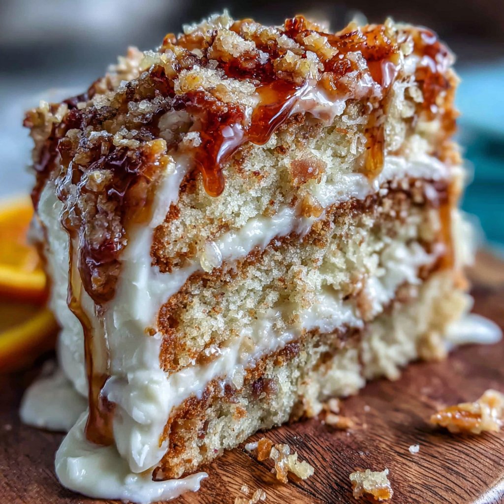 Blood Orange Spring Layer Cake